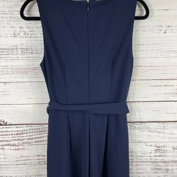 Calvin Klein Jumpsuit Womens Navy Blue Sleeveless - Picture 4 of 8